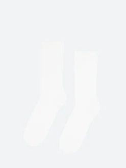 Clearance - Classic Organic Sock in Optical White Socks