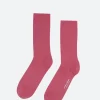 Hot - Classic Organic Sock in Raspberry Socks