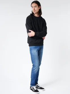 Discount - Classic Organic Crew in Deep Black Sweatshirts