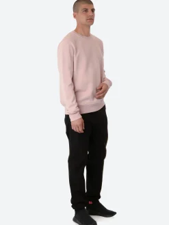 Fashion - Classic Organic Crew in Faded Pink Sweatshirts