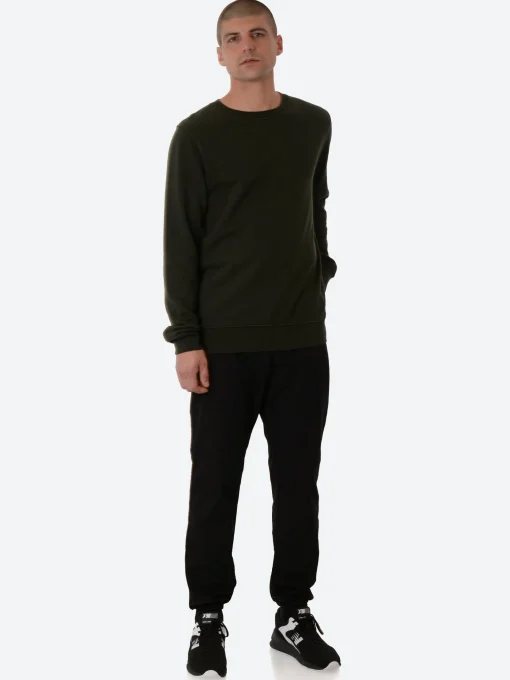 Clearance - Classic Organic Crew in Hunter Green Sweatshirts