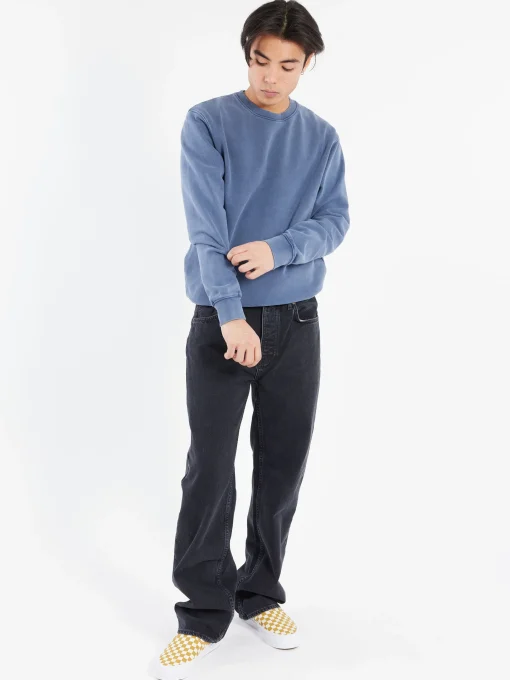 Discount - Classic Organic Crew in Neptune Blue Sweatshirts