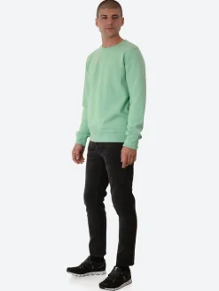 Clearance - Classic Organic Crew in Faded Mint Sweatshirts