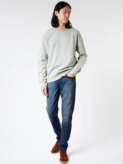 Clearance - Classic Organic Crew in Heather Grey Sweatshirts