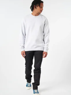 Best - Classic Organic Crew in Snow Melange Sweatshirts