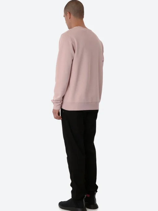 Fashion - Classic Organic Crew in Faded Pink Sweatshirts
