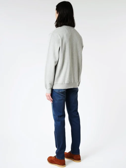 Clearance - Classic Organic Crew in Heather Grey Sweatshirts