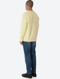 Outlet - Classic Organic Crew in Soft Yellow Sweatshirts