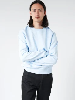 Discount - Classic Organic Crew in Polar Blue Sweatshirts