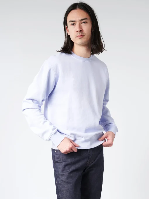 New - Classic Organic Crew in Soft Lavender Sweatshirts