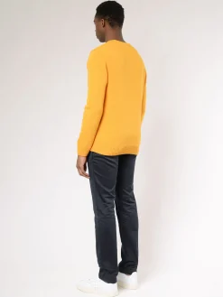 Sale - Merino Wool Crew in Burned Yellow Knitwear