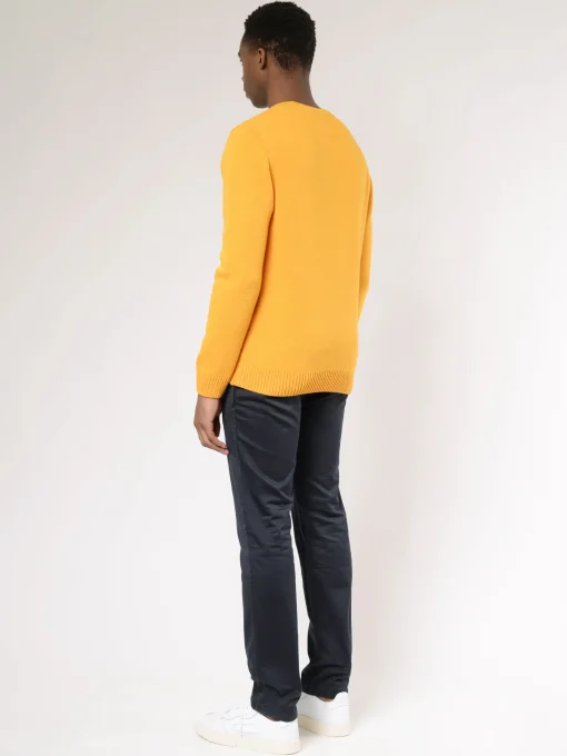 Sale - Merino Wool Crew in Burned Yellow Knitwear