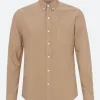 Online - Organic Button Down Shirt in Desert Khaki Button-Ups