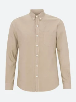New - Organic Button Down Shirt in Oyster Grey Button-Ups