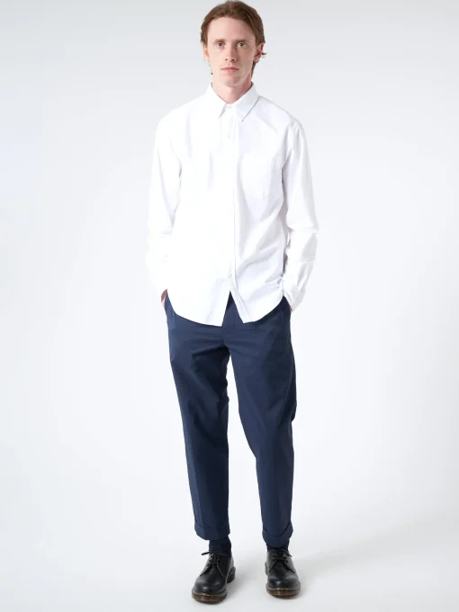 Discount - Organic Button Down Shirt in Optic White Button-Ups