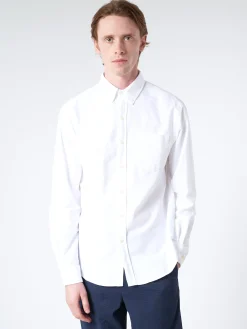 Discount - Organic Button Down Shirt in Optic White Button-Ups