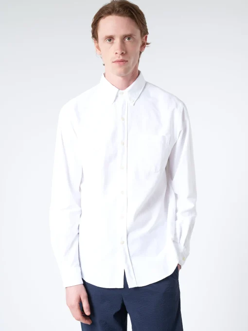 Discount - Organic Button Down Shirt in Optic White Button-Ups