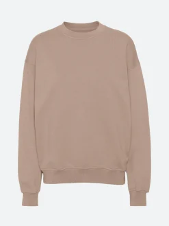 Discount - Oversized Crew in Desert Khaki Women Sweatshirts | Tops & Blouses