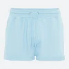 Best - W Classic Organic Sweatshort in Polar Blue Women Shorts