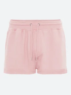 Hot - W Classic Organic Sweatshort in Faded Pink Women Shorts | Overalls & Jumpsuits