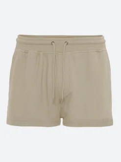 Discount - W Classic Organic Sweatshort in Oyster Grey Women Shorts