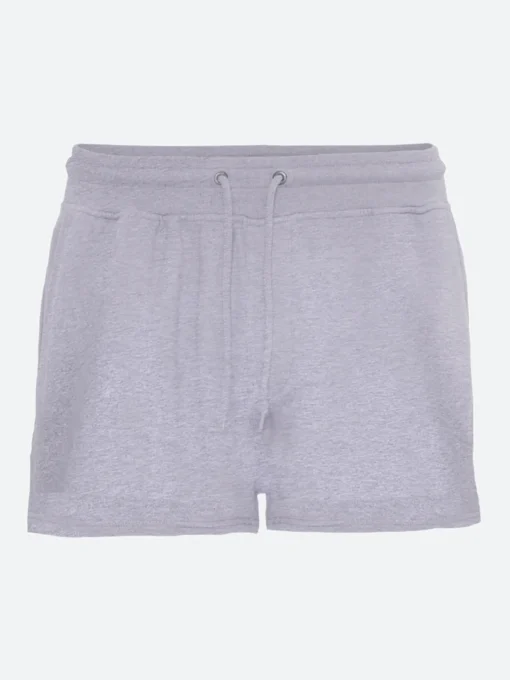 Clearance - W Classic Organic Sweatshort in Heather Grey Women Shorts | Overalls & Jumpsuits