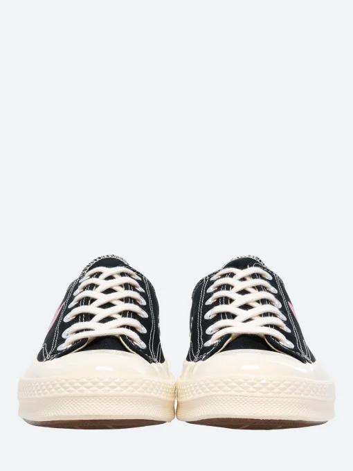 Discount - Red Heart Chuck 70 Low Top in Black Women Sneakers | Overalls & Jumpsuits