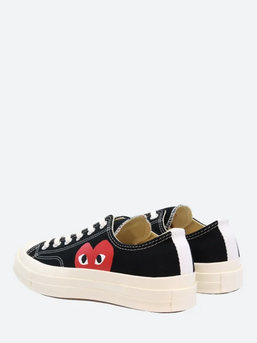 Discount - Red Heart Chuck 70 Low Top in Black Women Sneakers | Overalls & Jumpsuits