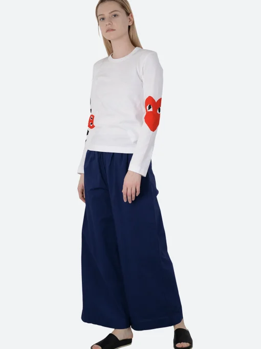 Online - T257 Longsleeve T-Shirt in with Printed Sleeve Women Tops & Blouses | T-Shirts