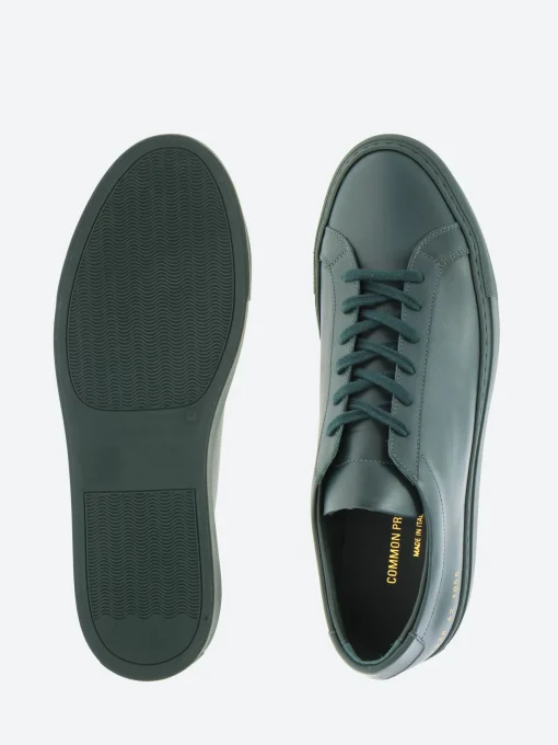 Clearance - Achilles Low in Forest Green Sneakers