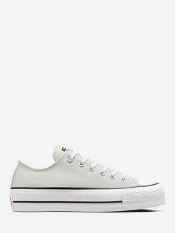 Hot - Chuck Taylor All Star Lift Platform Low Top in Grey/Black Women Sneakers