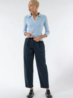 Clearance Cotton Knit Shirt Women Tops & Blouses | Knitwear
