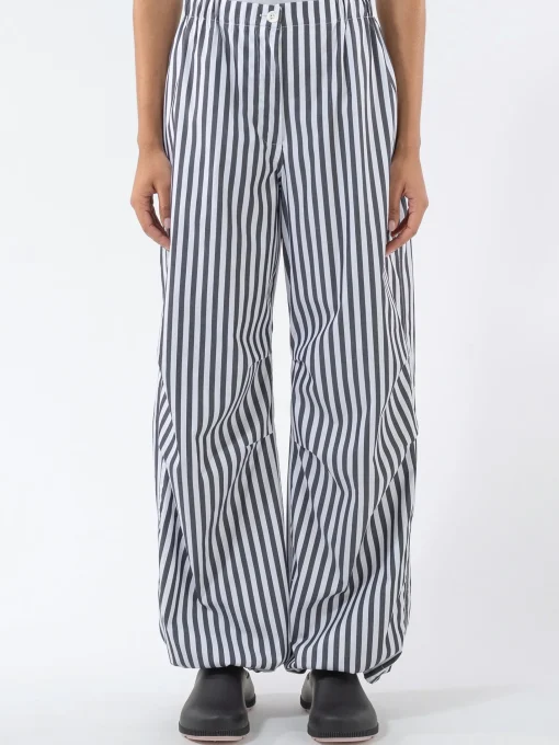 Fashion Cotton Poplin Oversized Pants Women Pants