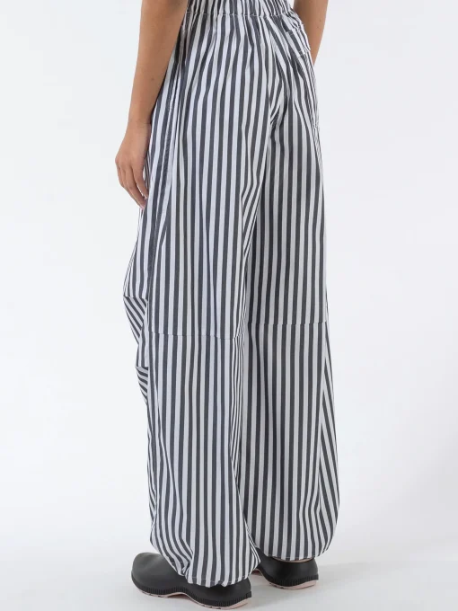 Fashion Cotton Poplin Oversized Pants Women Pants