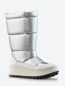 Sale - Magneto in Silver Matt Women Boots
