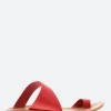 Fashion - Thong Sandal in Red Women Overalls & Jumpsuits | Slides