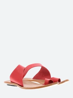 Fashion - Thong Sandal in Red Women Overalls & Jumpsuits | Slides