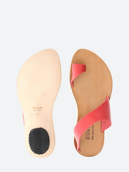 Fashion - Thong Sandal in Red Women Overalls & Jumpsuits | Slides