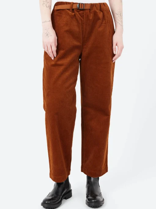 Best - Corduroy Easy Pants in Deep Orange Women Pants