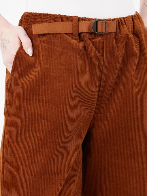 Best - Corduroy Easy Pants in Deep Orange Women Pants