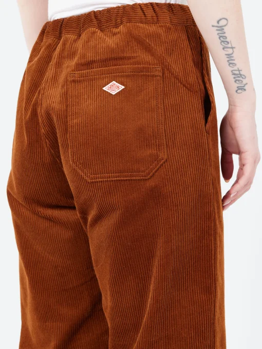 Best - Corduroy Easy Pants in Deep Orange Women Pants