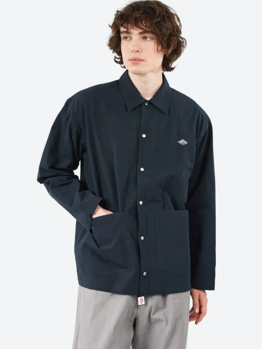 Fashion - Cotton Linen Coverall Shirt in Outerwear