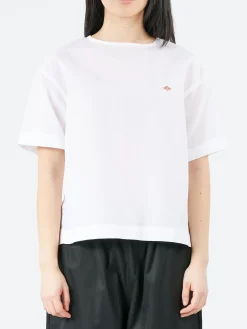 Outlet - Cotton Linen Slub Pullover Shirt in White Women Tops & Blouses