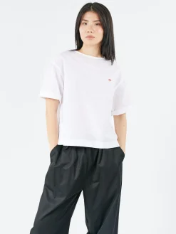 Outlet - Cotton Linen Slub Pullover Shirt in White Women Tops & Blouses