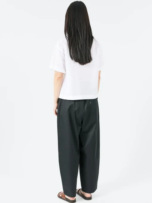 Outlet - Cotton Linen Slub Pullover Shirt in White Women Tops & Blouses