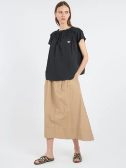 Hot - Double Pleated Skirt in Women Skirts