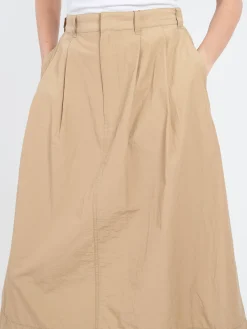 Hot - Double Pleated Skirt in Women Skirts