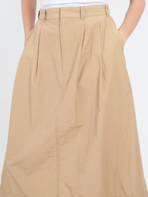 Hot - Double Pleated Skirt in Women Skirts