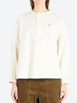 Clearance - Henley Neck Pullover Shirt in Women Tops & Blouses