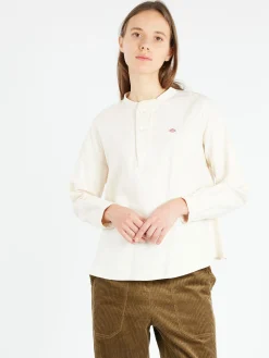 Clearance - Henley Neck Pullover Shirt in Women Tops & Blouses